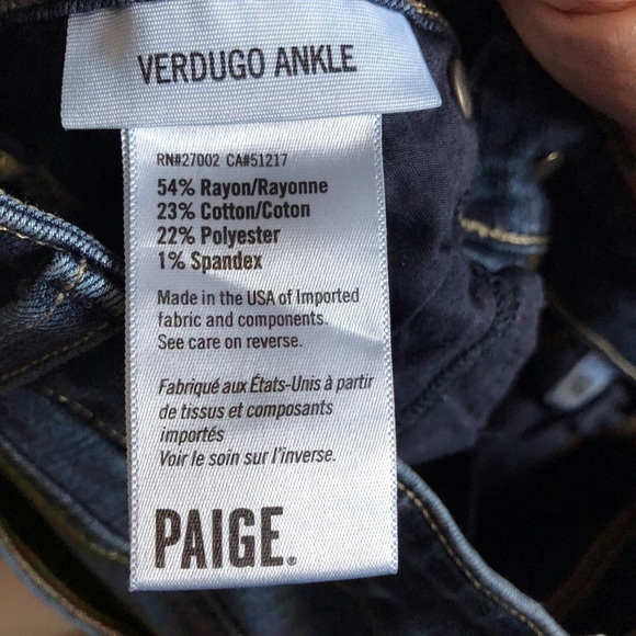 Paige Verdugo Ankle Skinny Jeans - Picture 8 of 10
